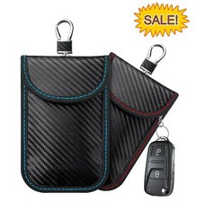 Car RFID Signal Blocking RFID Key Fob Protector Pouch Anti-Theft Car Security US