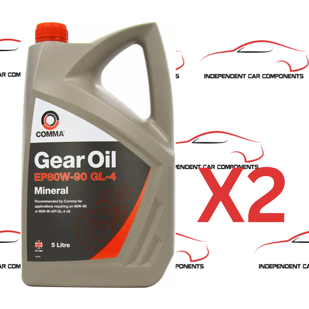 X2 Comma EP80W-90 5L GL4 Gear Oil - GO45L - API GL-4