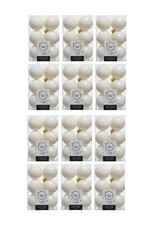 12 x 12 Luxury Shatterproof Christmas Baubles Decorations - Wool White - 340582