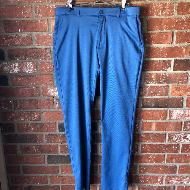 Callaway Men's Blue Size 34x34 OptiDri Stretch Golf Pants Flat Front