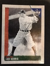 2022 Panini Diamond Kings - Lou Gehrig - #104 - New York Yankees - short print