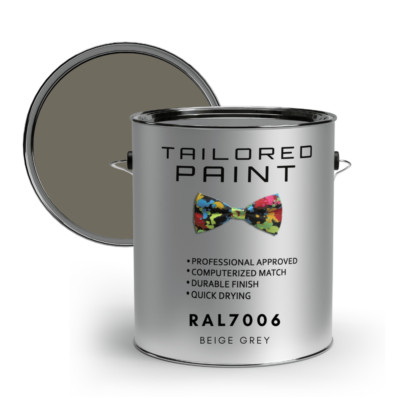 RAL7006 BEIGE GRAU matt uPVC Fenster & Tür 1K Pinsel oder Spray On