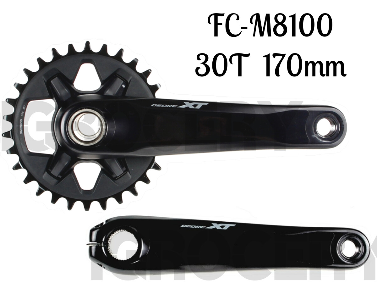 Shimano XT FC-M8100 1x12Speed Crankset 170mm 30T (w/o BB) NEW