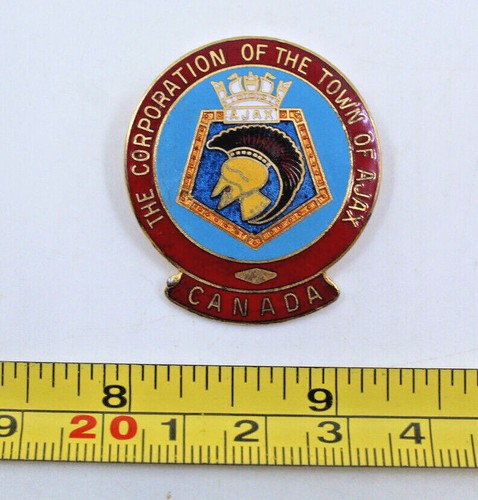 The Corporation of The Town of Ajax Ontario Canada Collectible Pin Lapel Vintage - Picture 4 of 12
