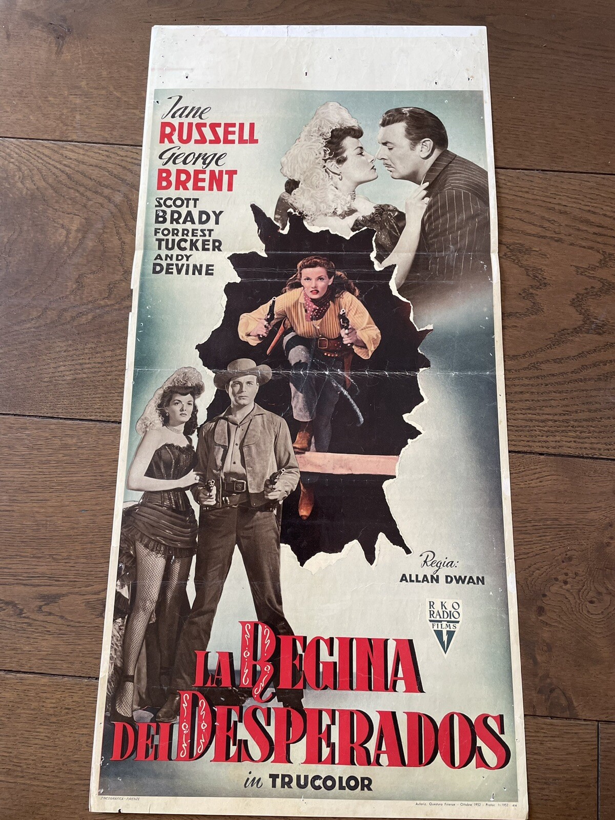 Locandina di La regina dei desperados (1952)