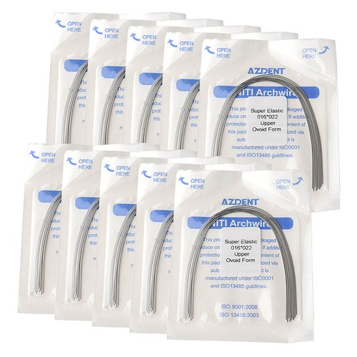 Dental Orthodontic Arch Wire Wires Oval Form Stainless Steel Round/Rectangular - Photo 97/208