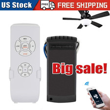 Universal Wireless Remote Control and Receiver Kits for Ceiling Fan Lamp Home
