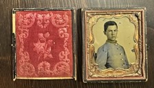 ID'd Tennessee Confederate Boy Civil War Soldier Tinted Ambrotype 1860s Photo