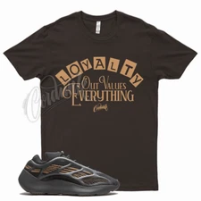Brown LOYALTY T Shirt for YZ 700 V3 Clay Brown 350 380 500 Mocha Wheat