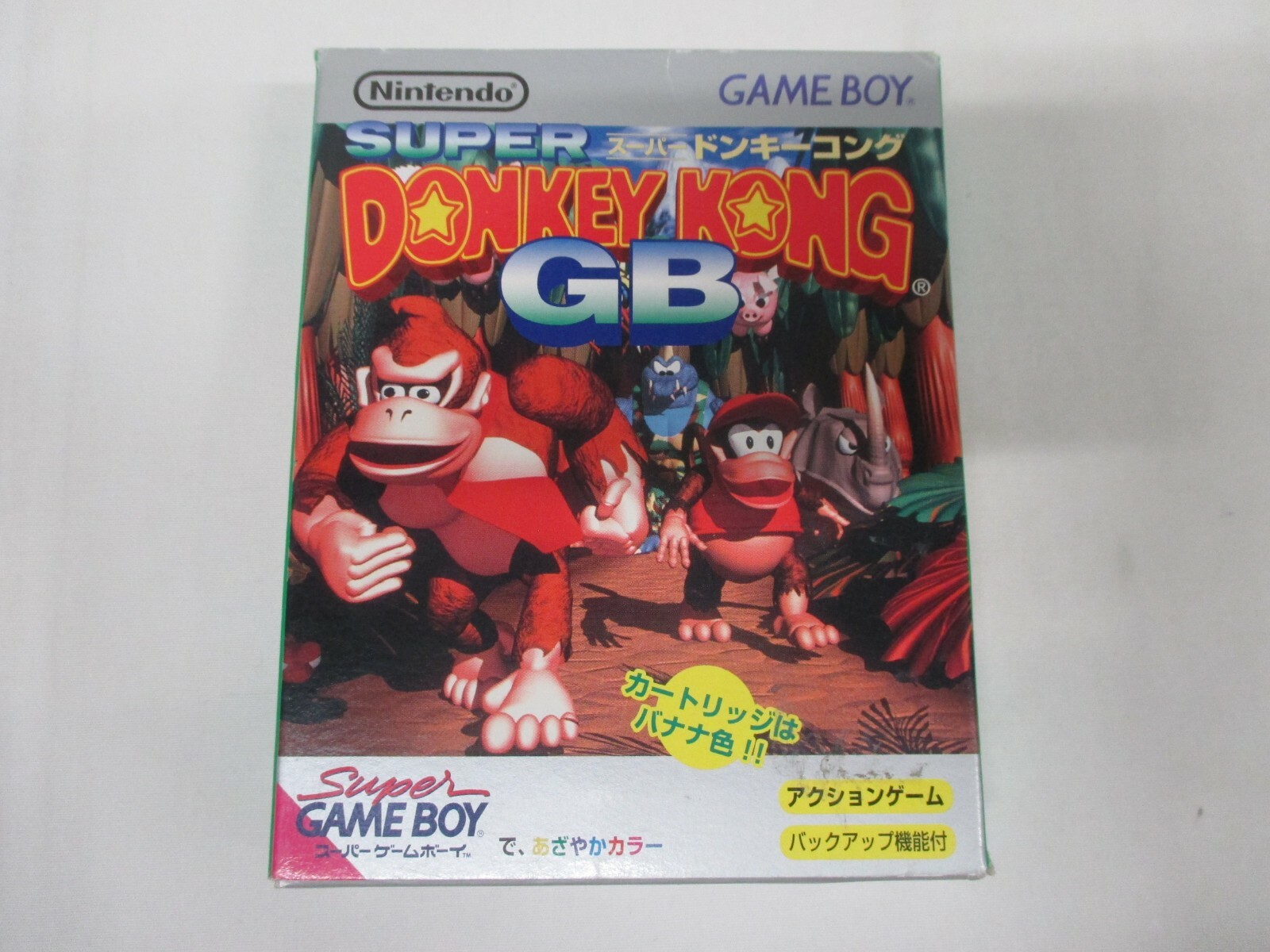 Gb Super Donkey Kong Gb Box Can Data Save Game Boy Japan Game Ebay