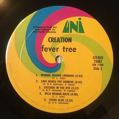 Fever Tree creation Vinyl Record 