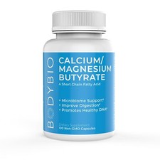 BodyBio Butyrate with Calcium  Magnesium - Supports Healthy Digestion Gut  ...
