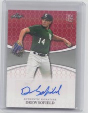 2022 Leaf Perfect Game #BA-DS2 Drew Sofield Red Holo Auto 1/1