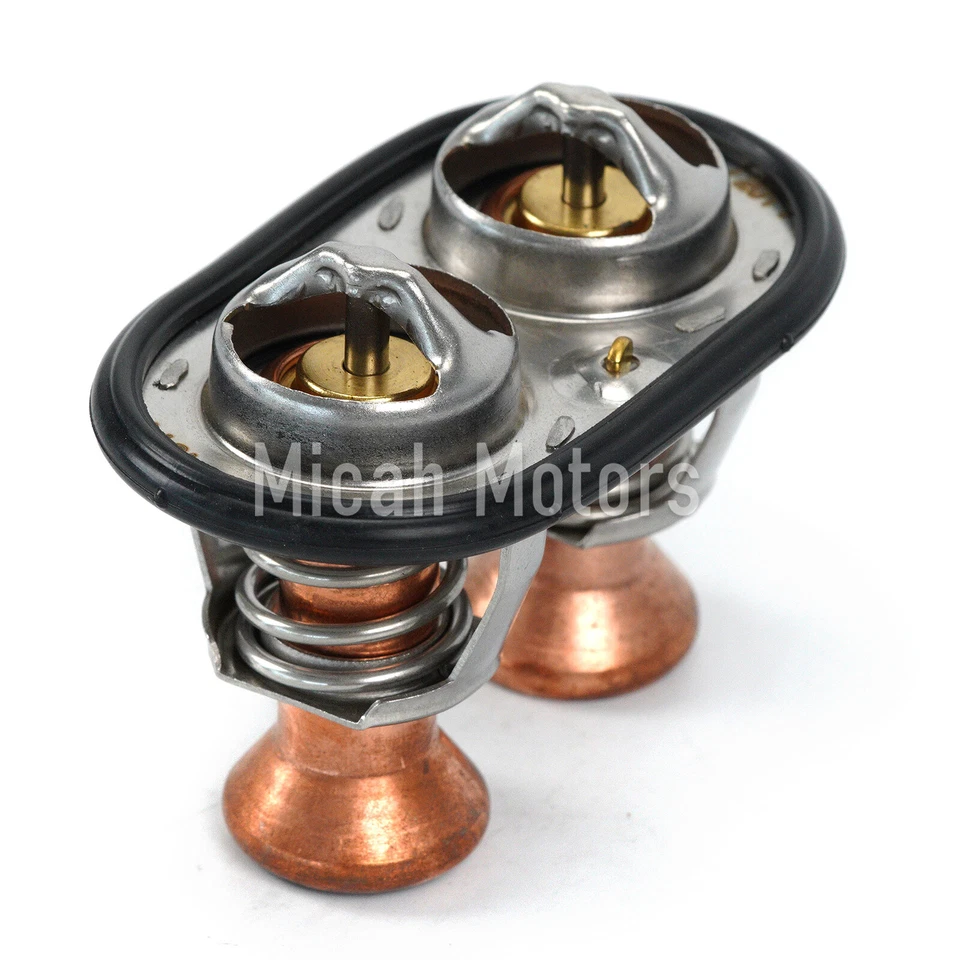 Coolant Thermostat For 11-22 Ford F-250 F-350 F-450 F-550 Super Duty 5.2L 6.7L Foto 4 de 4