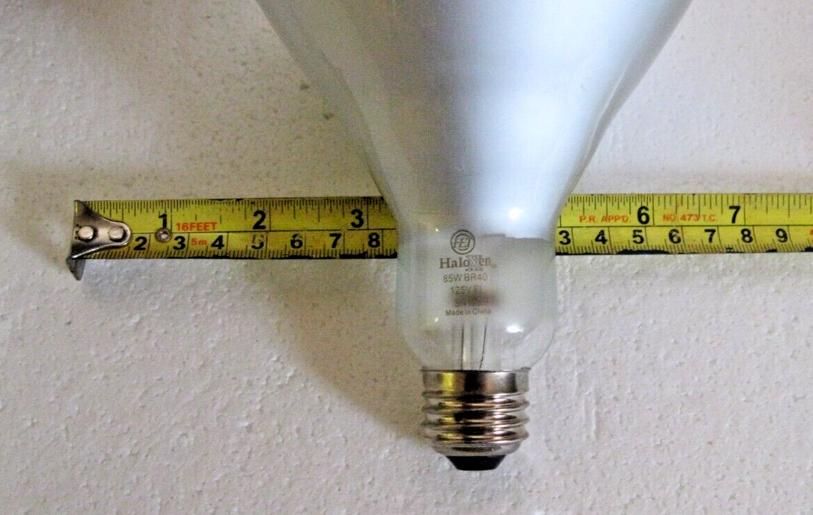 4 x 85w REFLECTOR INDOOR FLOOD LIGHT BULB DIMMABLE 85 WATT HALOG R40 HALCO BR40