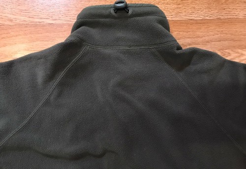 ABERCROMBIE & FITCH Long Sleeve Full Zip Fleece Jacket Men's Large Olive Green - Picture 4 of 8