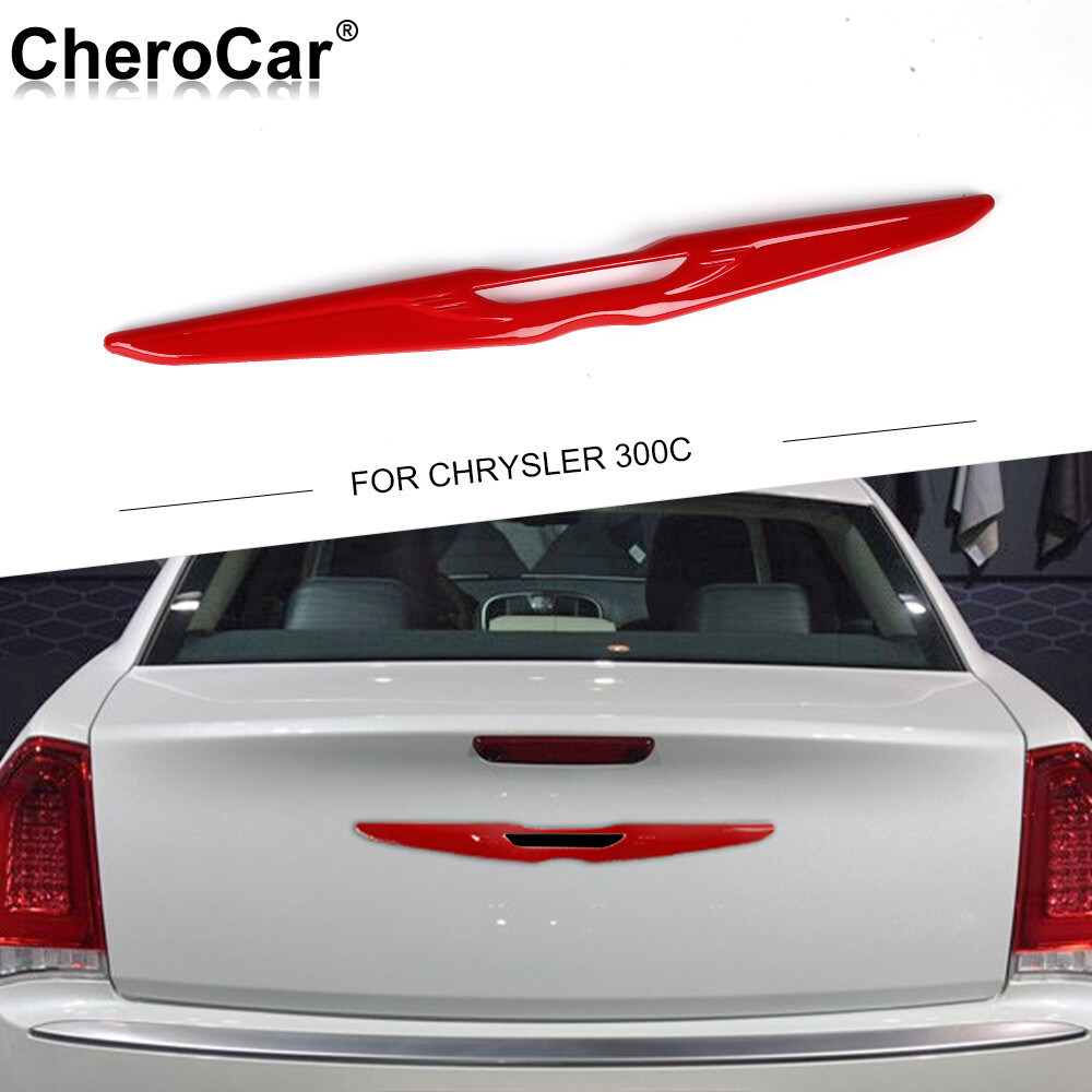 Exterior Red Rear Car Logo Cover Trim Bezles Accessories For Chrysler 300/300C eBay
