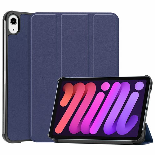 Folio Smart Cover Tri-Fold Leather Stand Case Cover For Apple iPad mini 6 A17Pro - Picture 21 of 148