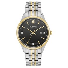 Bulova Men's Classic 40mm Quartz Watch 98D160