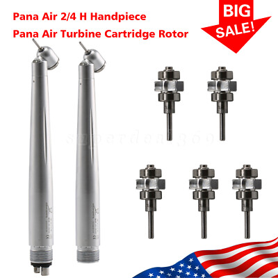 Dental PANA MAX 45 Degree (LED) Surgical High Speed Handpiece 4/2Hole fit NSK dr