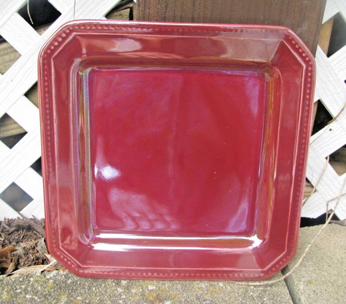HARTSTONE POTTERY Stoneware OFFer Rectangular Plate of Fran Super Special SALE held Taste from