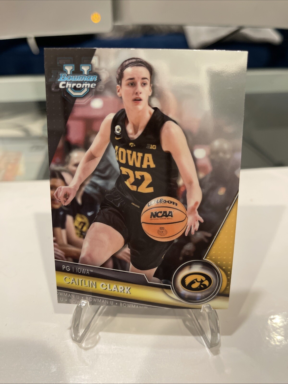 2023 Bowman University Chrome Caitlin Clark Iowa Indiana Fever ROY 🔥