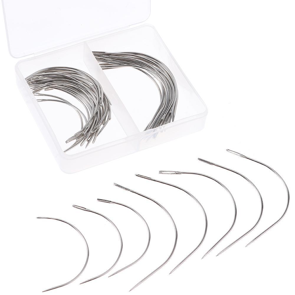 needles curved sewing needles large eye sewing leather sewing curved