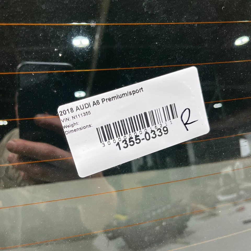 AUDI A6 2012-2018 ventana trasera térmica vidrio parabrisas trasero OEM Foto 4 de 4