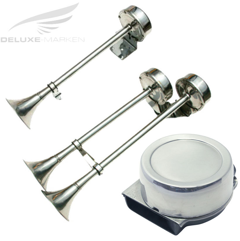 Edelstahl Signalhorn Stiefelfanfare Elektro Hupe Stiefelhupe Doppelfanfare VA Horn Edelstahl Signalhorn Stiefelfanfare Elektro Hupe Stiefelhupe Horn Doppelfanfare VA Horn Stiefelhupe 3b77fc