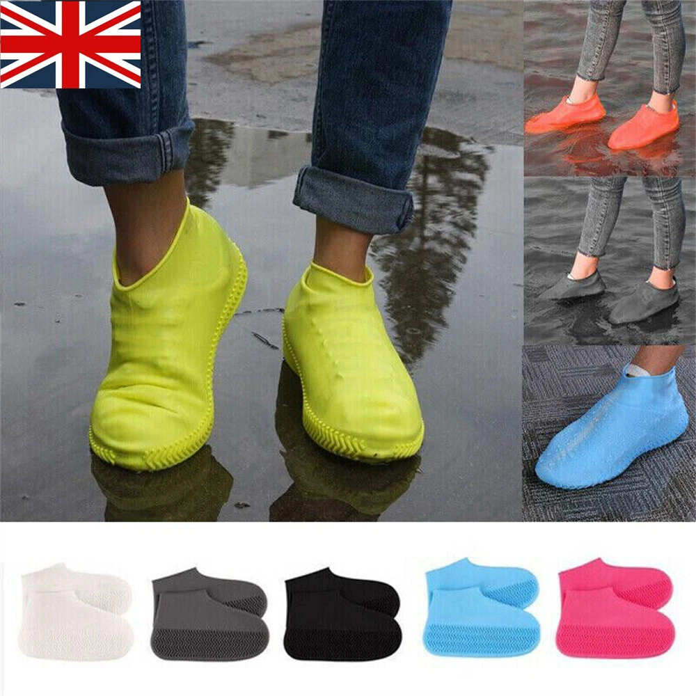 Waterproof Rubber Boot Rain Shoes Cover Non Slip Silicone