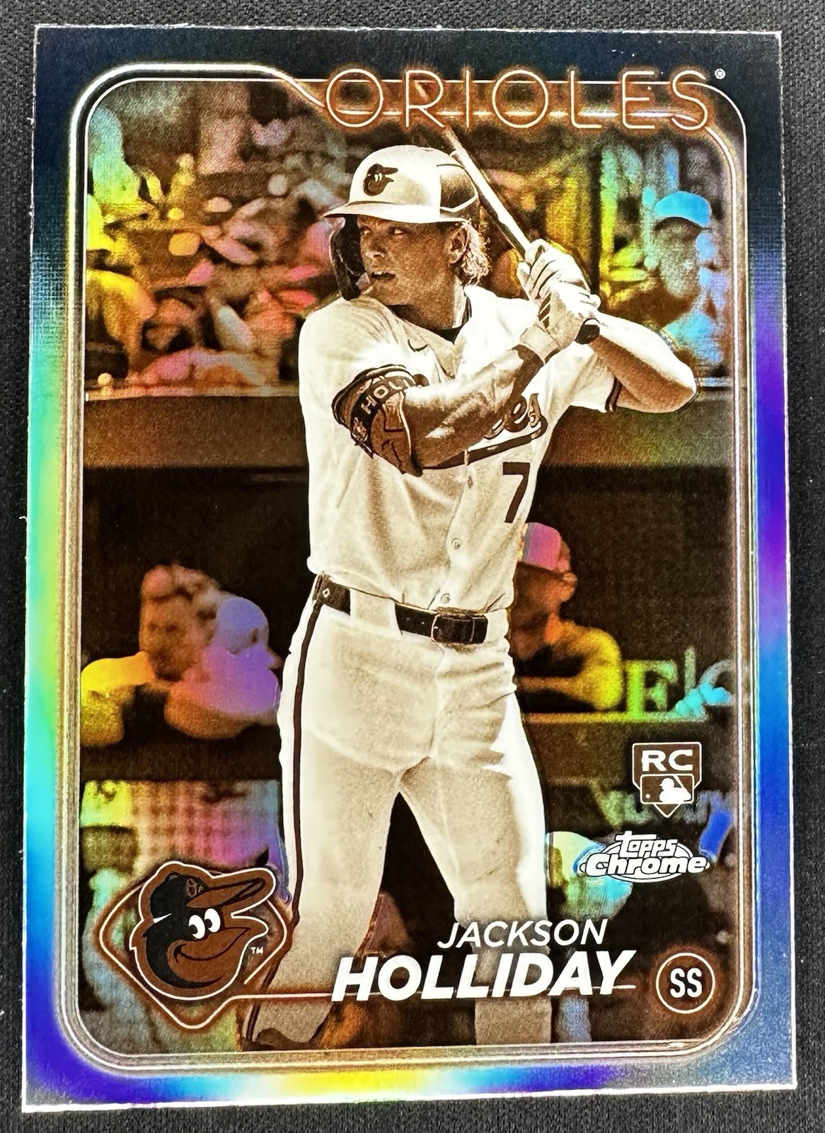 2024 Topps Chrome Jackson Holliday #88 Sepia Refractor Rookie Card