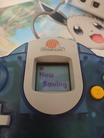 Rare Dreamcast Memory Card Bundle Clear Yellow , Clear Black