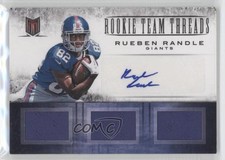 2012 Panini Momentum Triple Signatures 11/15 Rueben Randle #30 Auto 1b9