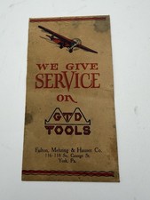 Vintage Tool Bag G. T. D. York PA. Cool Aviat...