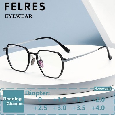Men Women Fashion Blue Light Blocking Reading Glasses Clear Lens Readers Glasses