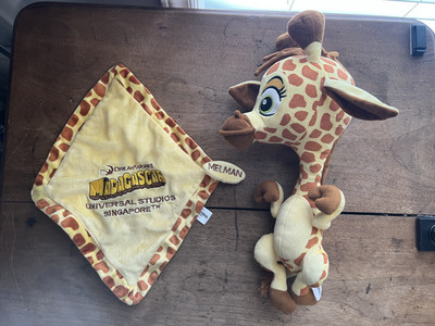 Universal Studios Singapore Madagascar Melman Giraff Plush Toy
