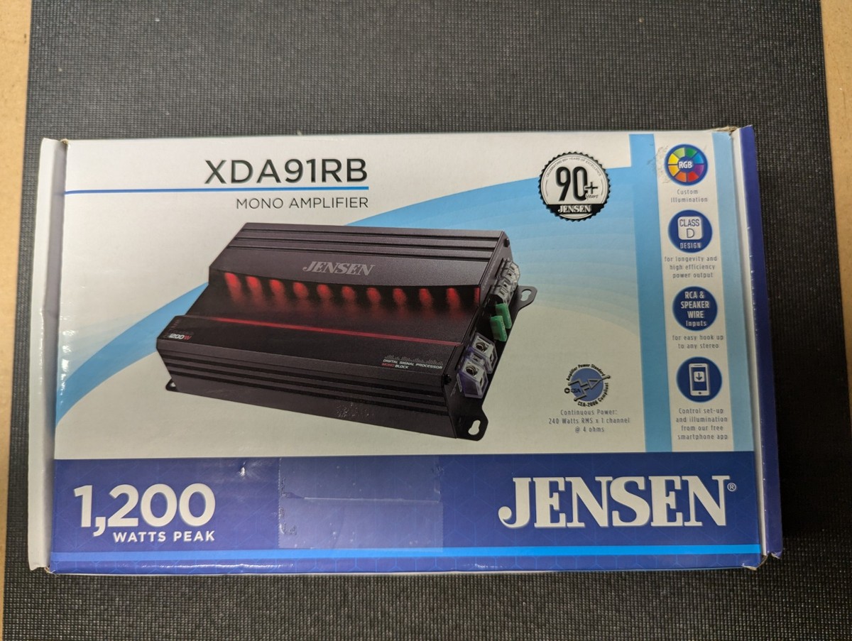 Jensen XDA91RB Mono Amplifier 1200 Watts Peak | eBay