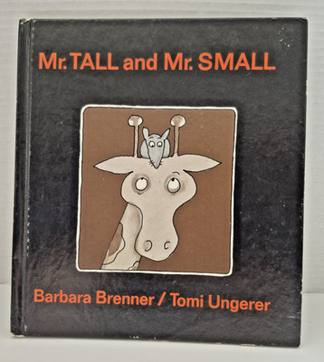 Mr. Tall and Mr. Small Book by Barbara Brenner -Rare Reject Copy