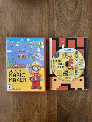 Super Mario Maker With Idea Book (Nintendo Wii U, 2015) Very Good Condition
