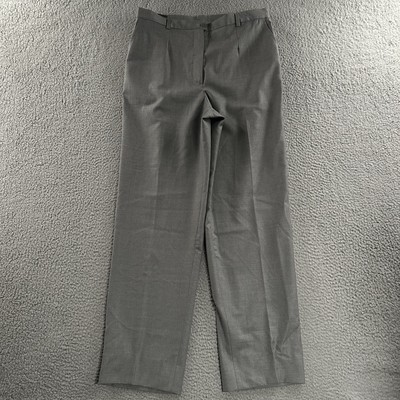 Zanella Womens Pants Gray Size 10 Jenna Career Office Work Maus Hoffman Wool