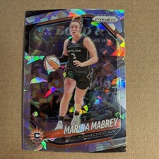 2025 Panini Prizm WNBA Marina Mabrey Cracked Ice Connecticut Sun #18