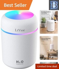 Whisper-Quiet Mini Humidifier - USB Powered with Colorful Light  Auto Shut-Off