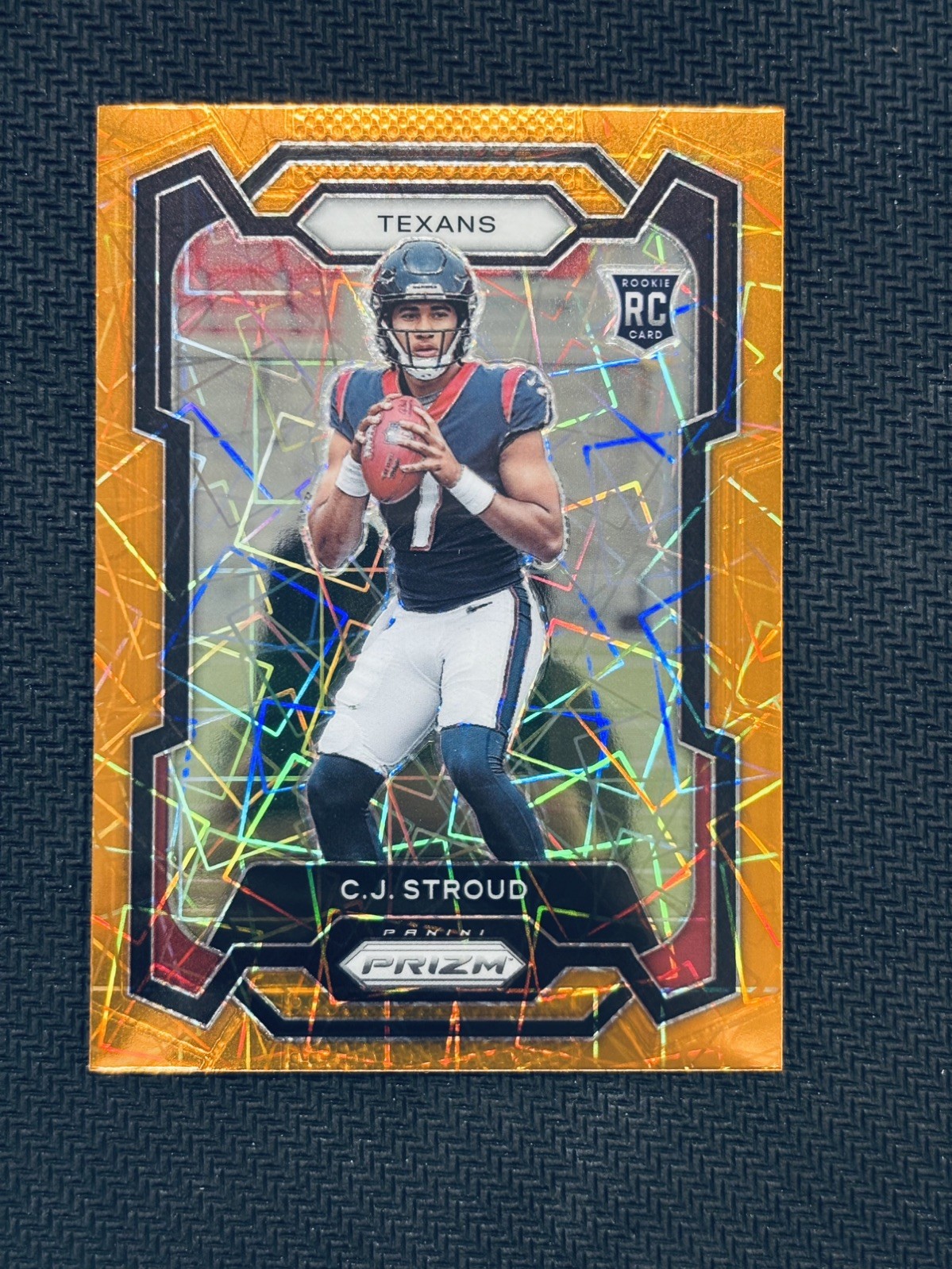 2023 Prizm CJ Stroud Orange Lazer Prizm RC #339 Houston Texans