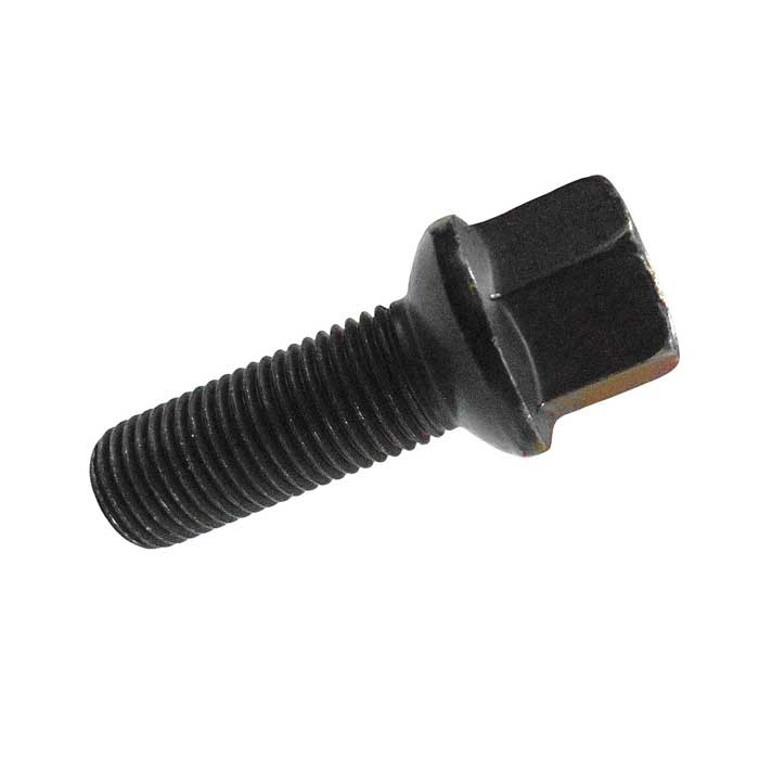 1x Wheel bolt M14x1,5 ball seat R13 27mm black for Skoda, Enyaq iV, Enyaq iV 4x4