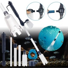 Elektrische Aquarium Bodenreinigung Reiniger Staubsauger Kiesreiniger Fish Pumpe