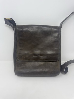 Gianni Conti Leather Messenger Bag Shoulder Crossbody