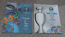 EURO 2020 SEMI FINAL and Final OFFICIAL PROGRAMMES- Italy v Spain and England