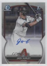 2023 Bowman Draft Chrome Prospect Refractor /499 Jack Hurley #CDA-JH Auto 12wz