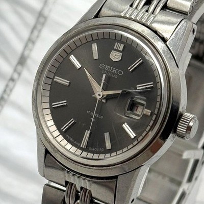 Seiko Chorus Automatic 17 Jewels Men's Date Silver Watch Japan Authentic 064886