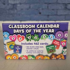 Classroom Calendar Days of the Year Cardstock Card Set - 462 Pc.